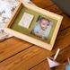 Набір для створення відбитка ручки та ніжки малюка Baby Art Настінна дерев'яна рамка (3601092030) 3601092030 фото 4