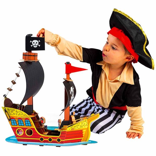 Ігровий набір Janod Корабель піратів 3D (J08579) J08579 фото