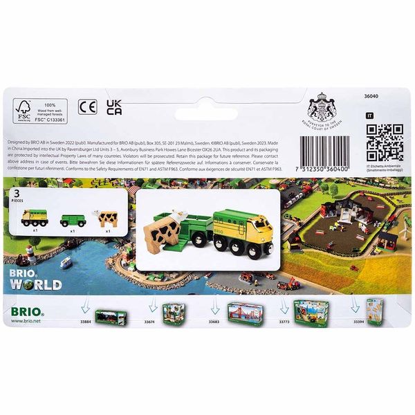 Фермерський поїзд для залізниці BRIO Special Edition (36040) 36040 фото