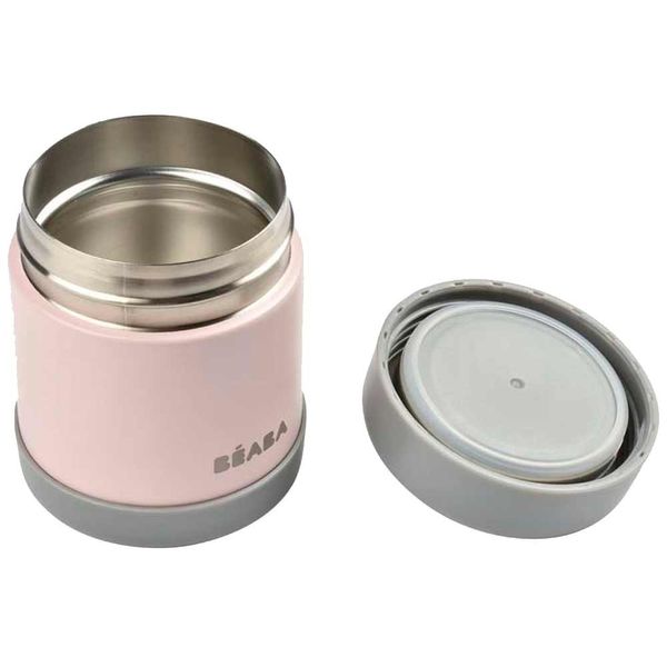 Термос для еды Beaba 300 мл. розово-серый (912908) 912908 фото