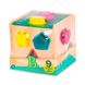 Развивающая деревянная игрушка-сортер Battat - Волшебный куб (BX1763Z) BX1763Z фото 5