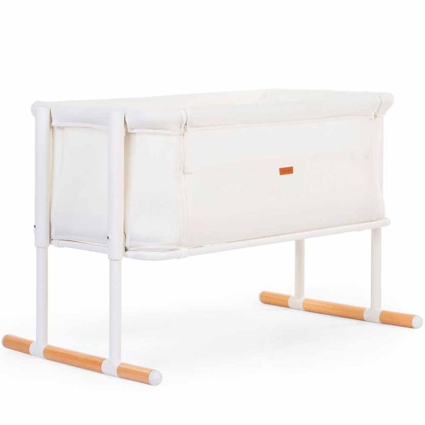Дитяче ліжко Childhome 2 в 1 Evolux Bedside Crib, біле (EVOBSCNW) EVOBSCNW фото