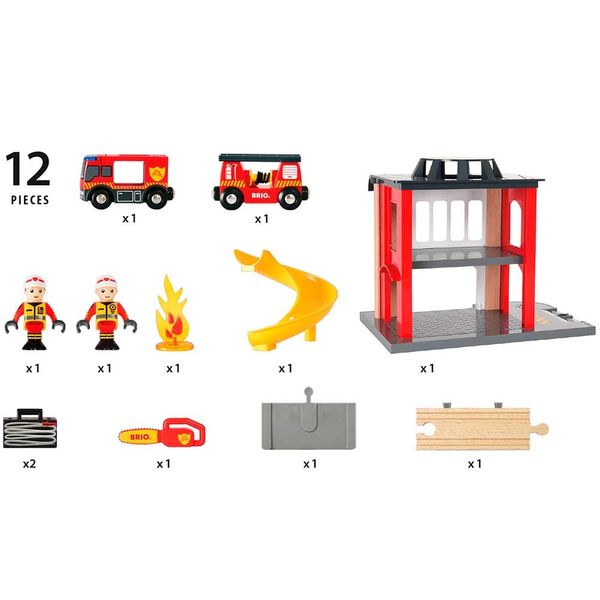 Ігровий набір BRIO Пожежна станція (33833) 33833 фото