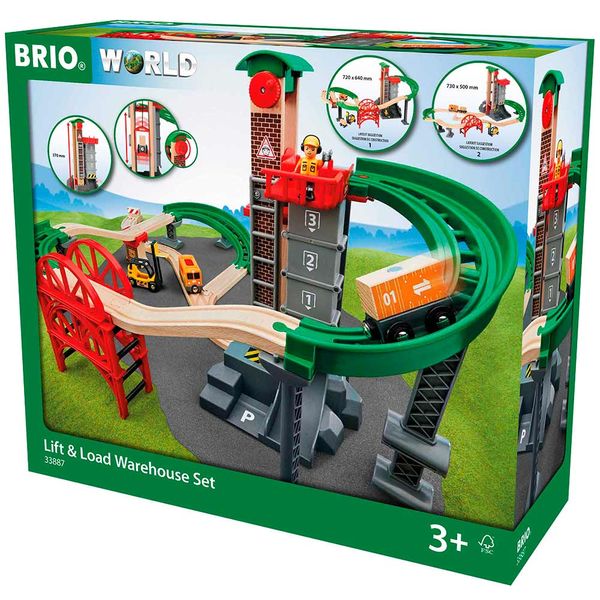 Игровой набор BRIO Погрузочный пункт с лифтом (33887) 33887 фото