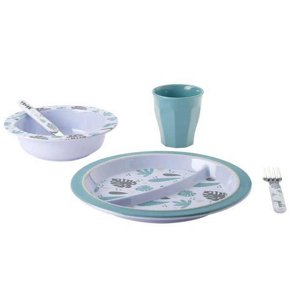 Набор посуды из меламина Beaba, синий (913459) 913459 фото