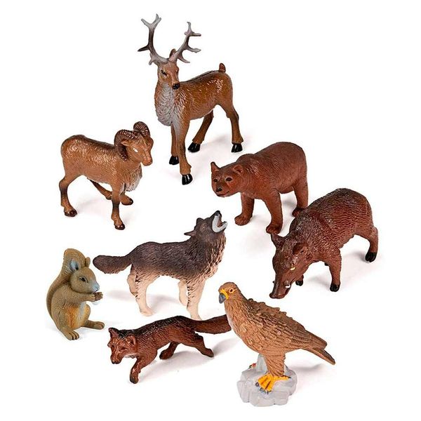 Набор фигурок лесных животных Miniland Forest Animals, 8 шт. (25126) 25126 фото