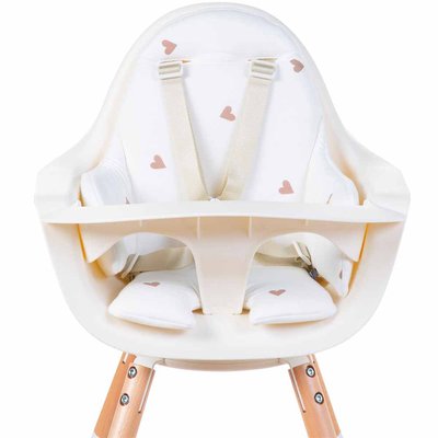 Подушка к стулу для кормления Childhome Evolu - hearts (CHEVOSCJOH) CHEVOSCJOH фото