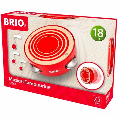 Музыкальный инструмент BRIO Тамбурин (30263) 30263 фото