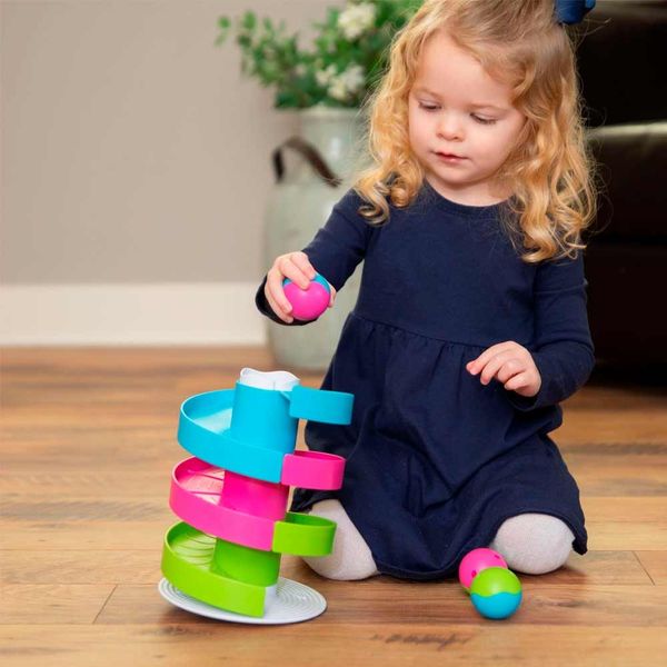 Іграшка розвиваюча Трек-балансир для кульок Fat Brain Toys Wobble Run (F273ML) F273ML фото