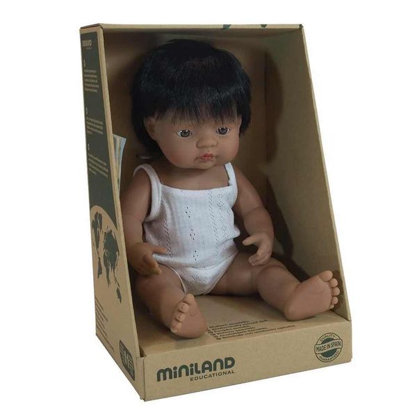 Лялька-пупс Miniland анатомічна, хлопчик-іспанець, 38см (31157) 31157 фото
