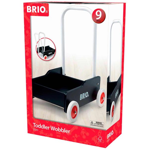 Каталка для малюків BRIO чорна (31351) 31351 фото