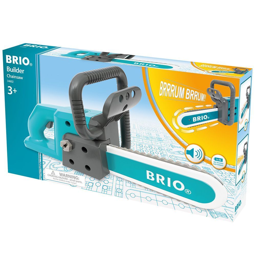 Детская бензопила на батарейках BRIO Builder (34602) 34602 фото