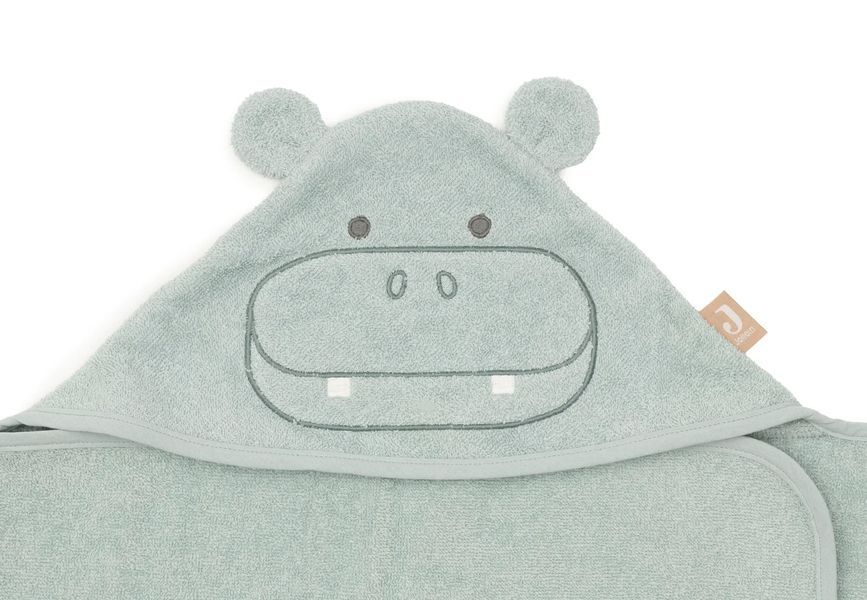 Махровий рушник з капюшоном Jollein 70&times;130 см, Hippo Happy (534-098-68235) 534-098-68235 фото