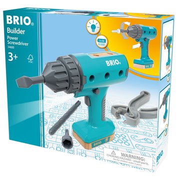 Дитячий шуруповерт на батарейках BRIO Builder (34600) 34600 фото