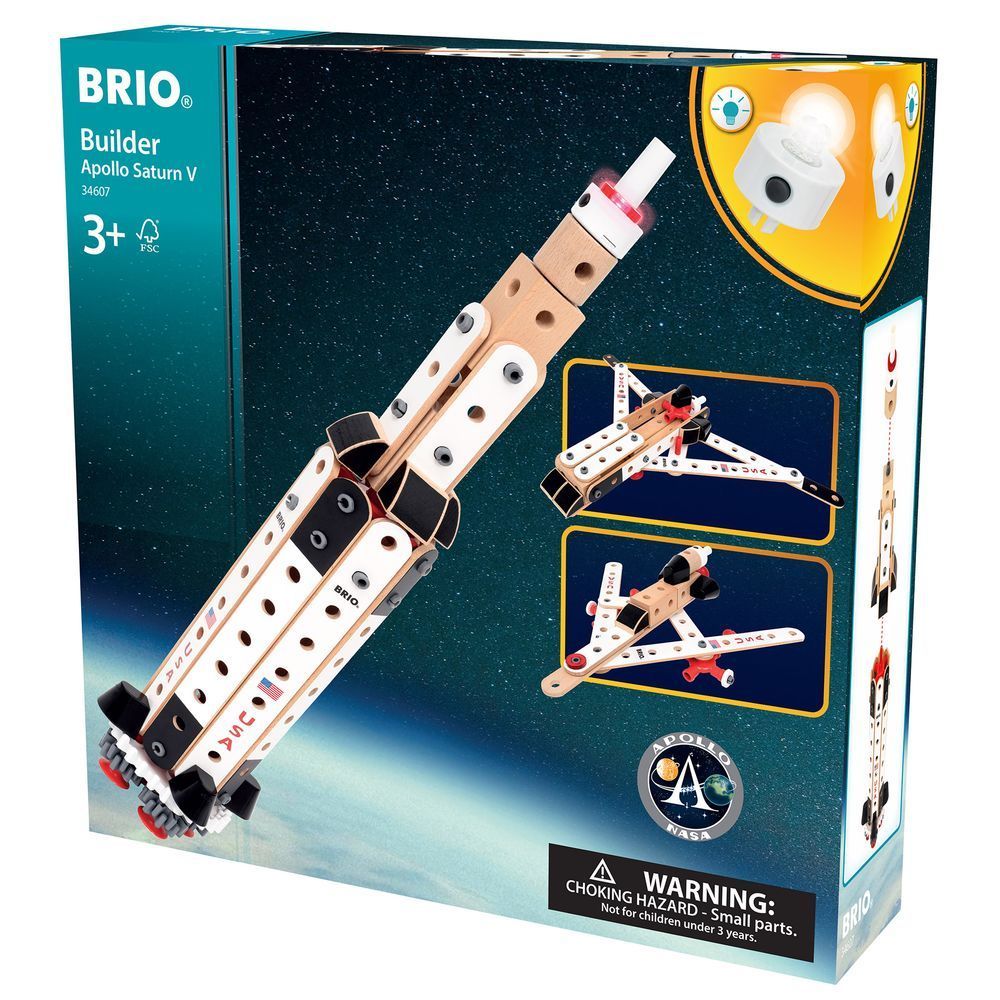 Конструктор BRIO Builder Apollo Saturn V 91 эл. (34607) 34607 фото