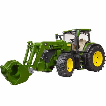 Игрушка Bruder трактор John Deere 7R 350 с погрузчиком (03151) 03151 фото