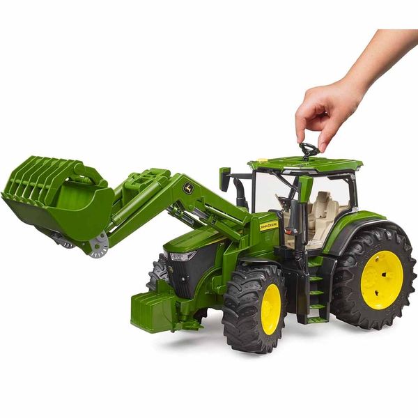 Іграшка Bruder трактор John Deere 7R 350 з навантажувачем (03151) 03151 фото