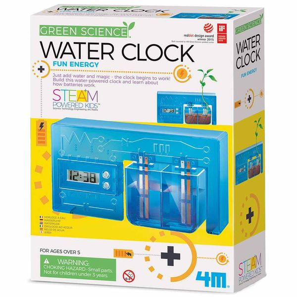 Набор для исследований 4M Часы на энергии воды (00-03411) 00-03411 фото