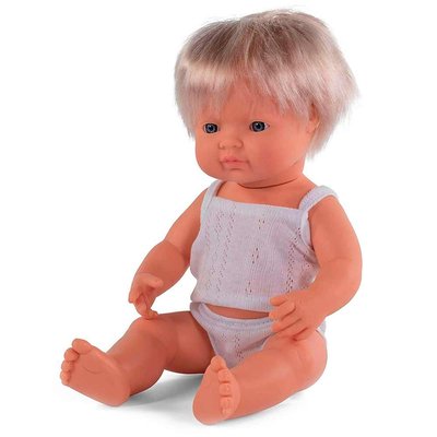 Кукла-пупс Miniland анатомическая, мальчик-европеец, 38см (31151) 31151 фото