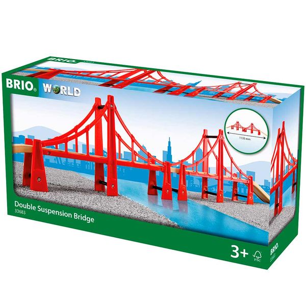 Двойной подвесной мост для железной дороги BRIO (33683) 33683 фото
