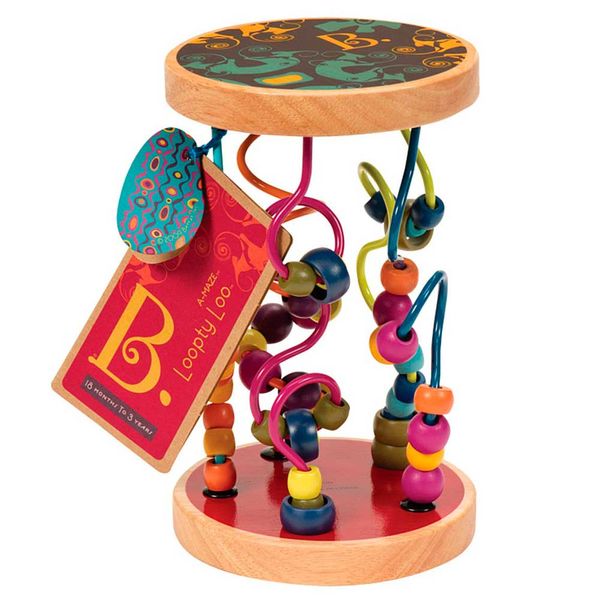 Розвивальна Дерев'яна Іграшка Battat Різнобарвний Лабіринт (BX1155) BX1155 фото