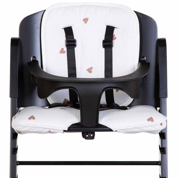 Подушка до стільця для годування Childhome Evosit High Chair, hearts (CCEVOSITJOH) CCEVOSITJOH фото
