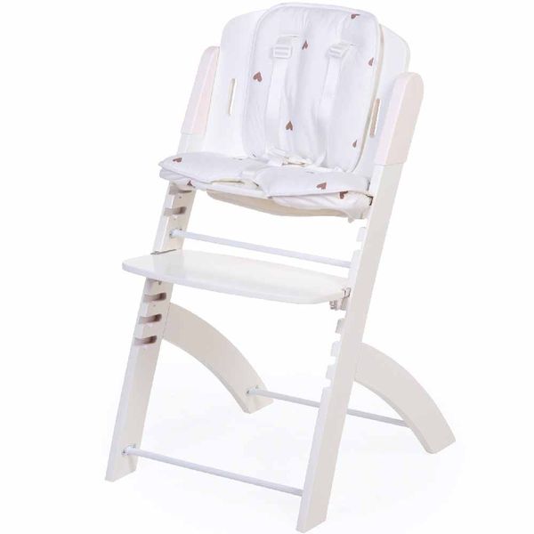 Подушка до стільця для годування Childhome Evosit High Chair, hearts (CCEVOSITJOH) CCEVOSITJOH фото