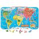 Детская магнитная карта мира Janod англ. язык (J05504) J05504 фото 2