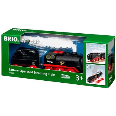 Потяг BRIO на батарейках та з парою (33884) 33884 фото
