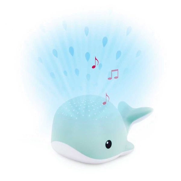 Ночник-проектор Zazu Wally Кит со звуками океана и колыбельными - синий (ZA-WALLY-02) ZA-WALLY-02 фото