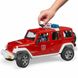 Іграшка Bruder позашляховик Jeep Wrangler зі світлом, звуком та пожежником (02528) 02528 фото 4