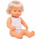Лялька-пупс Miniland анатомічна, 38см, дівчинка-європейська (31152) 31152 фото 1