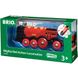 Могучий красный локомотив для железной дороги BRIO на батарейках (33592) 33592 фото 1