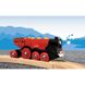 Могутній червоний локомотив для залізниці BRIO на батарейках (33592) 33592 фото 5