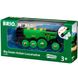 Могутній зелений локомотив для залізниці BRIO на батарейках (33593) 33593 фото 1
