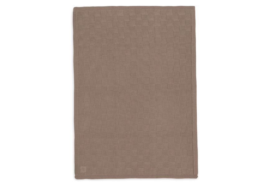 Колискова ковдра Jollein 75&times;100 см, Box Knit колір молочної кави GOTS (516-511-68125) 516-511-68125 фото