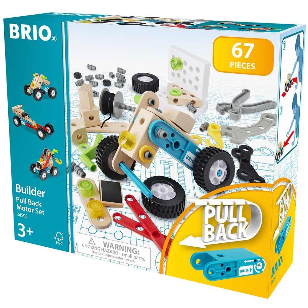 Конструктор BRIO Builder с инерционным мотором 67 эл. (34595) 34595 фото