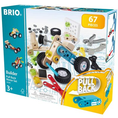 Конструктор BRIO Builder з інерційним двигуном 67 ел. (34595) 34595 фото