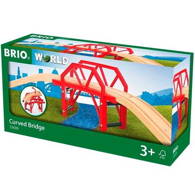 Вигнутий міст для залізниці BRIO (33699) 33699 фото