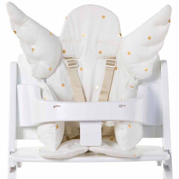 Універсальна подушка до стільця для годування Childhome - angel/gold dots (CCASCGD) CCASCGD фото