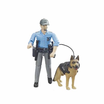 Игрушка Bruder фигурка полицейского с собакой (62150) 62150 фото