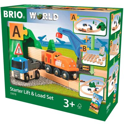 Дитяча залізниця BRIO з навантажувальним пунктом (33878) 33878 фото