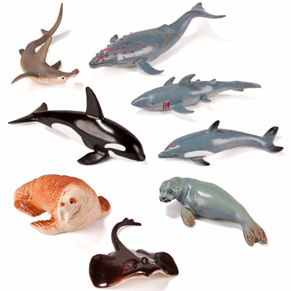 Набор фигурок морских животных Miniland Marine Animals, 8 шт. (27460) 27460 фото