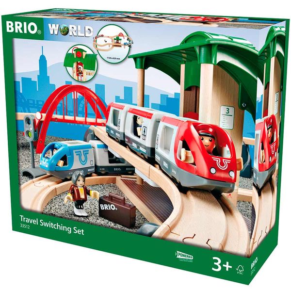 Дитяча залізниця BRIO дворівнева з вокзалом (33512) 33512 фото