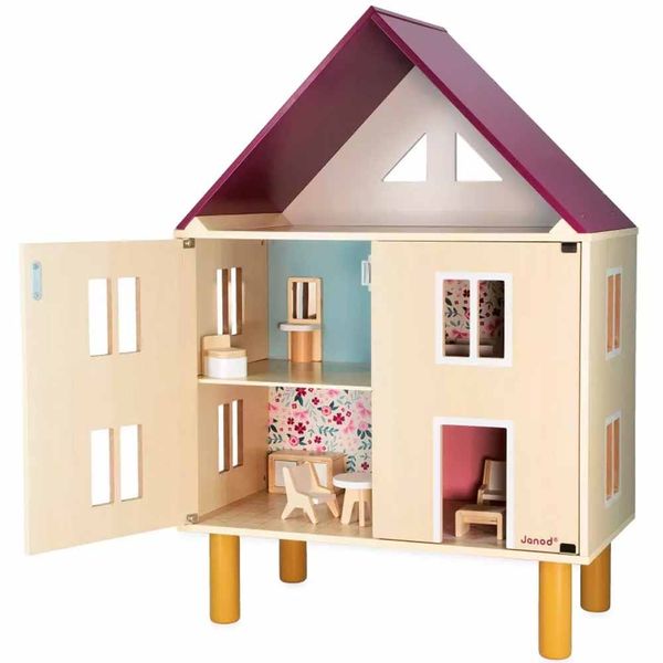 Игровой набор Janod Кукольный домик трехэтажный (J06617) J06617 фото