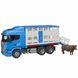Іграшка Bruder автомобіль для перевезення тварин Scania (03549) 03549 фото 1