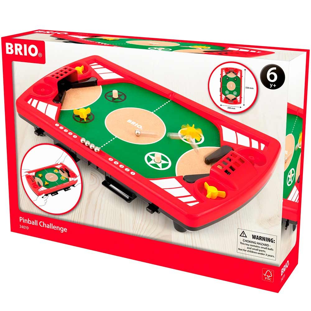 Настольная игра BRIO Пинбол на двоих (34019) | купить в магазине ZABAVKA