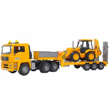 Іграшка Bruder тягач MAN з екскаватором JCB 4CX (02776) 02776 фото