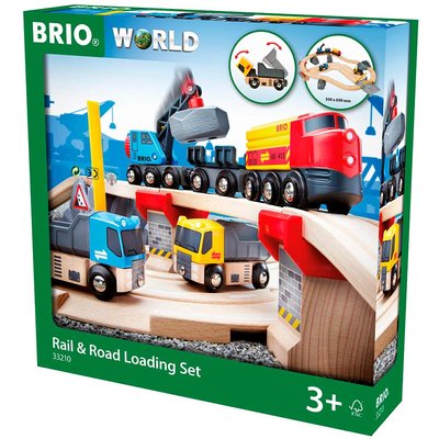 Дитяча залізниця BRIO з переїздом та навантаженням (33210) 33210 фото
