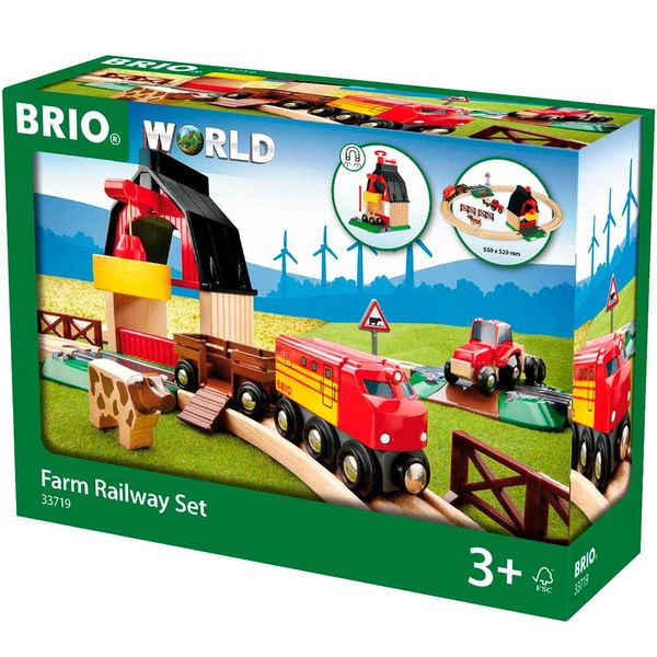 Дитяча залізниця BRIO Ферма (33719) 33719 фото